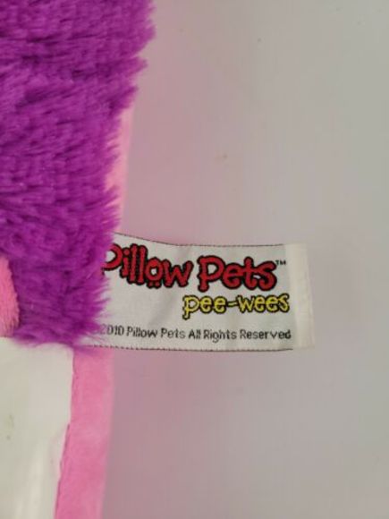 PILLOW PETS Pee-Wees 11” Plush Purple Pink Ladybug Pillow (Limited Edition 2010) - Picture 5 of 10